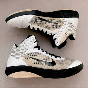 Nike Zoom Hyperfuse Holiday 2010-407622-Black & White-Mens 12-Basketball-Classic